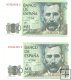 Billetes - España - Juan Carlos I (1975 - Actual) - 1000 ptas - 524 - sc - 23/10/1979 - Pareja correlativa