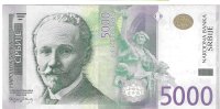 Billetes - Europa - Serbia - 62 - MBC - 2016 - 5000 dinar - Num.ref: ZA0083693
