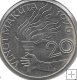 Monedas - Africa - Zaire - 8 - Año 1976 - 20 Makuta