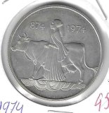 Monedas - Europa - Islandia - - 1974 - 500 coronas - plata