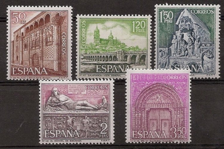 Sellos - Países - España - 2º Cent. (Series Completas) - Estado Español - 1968 - 1875/79 - ** - Click en la imagen para cerrar