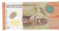 Billetes - America - Nicaragua - 210 - SC - 2022 - 20 cordobas - Num.ref: AA72251485