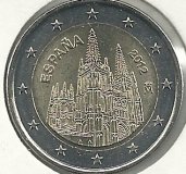 2€ - España - sc - Año 2012 - Catedral de Burgos