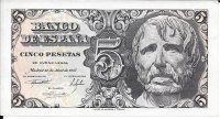 Billetes - España - Estado Español (1936 - 1975) - 5 ptas - 462 - S/C - Año 1947 - num ref: 5723213