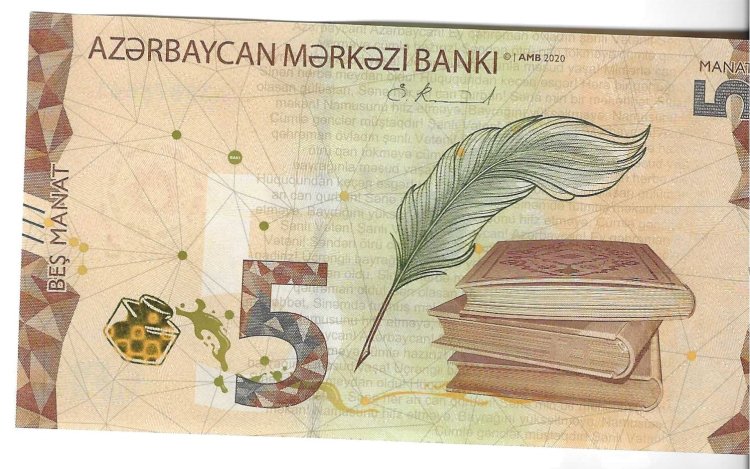 Billetes - Asia - Azerbaiyan - 39 - SC - 2020 - 5 manat - Num.ref: A35878661 - Click en la imagen para cerrar