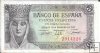 Billetes - EspaÃ±a - Estado EspaÃ±ol (1936 - 1975) - 5 ptas - 458 - ebC - 1943 - 2914225 - sin serie