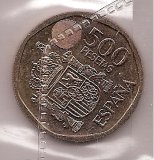 Monedas - España - Juan Carlos I (pesetas) - 2001 - 500 pesetas