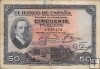 Billetes - EspaÃ±a - Alfonso XIII (1886 - 1931) - 362 - bc+ - 1927 - 50 pesetas - num. ref: 2769170