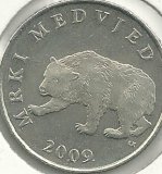 Monedas - Europa - Croacia - 11 - Año 2009 - 5 Kuna