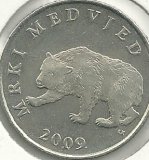 Monedas - Europa - Croacia - 11 - Año 2009 - 5 Kuna