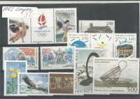 Andorra - Correo Francés - Años completos - Año 1992