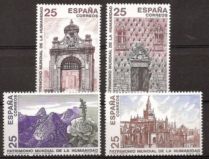 Sellos - Países - España - 2º Cent. (Series Completas) - Juan Carlos I - 1991 - 3146/49 - ** - Click en la imagen para cerrar