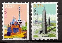 Sellos - Países - España - 2º Cent. (Series Completas) - Juan Carlos I - 2004 - 4118/19 - **