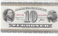 Billetes - Europa - Dinamarca - 44 - MBC - 10 coronas - Num.ref: B6715D