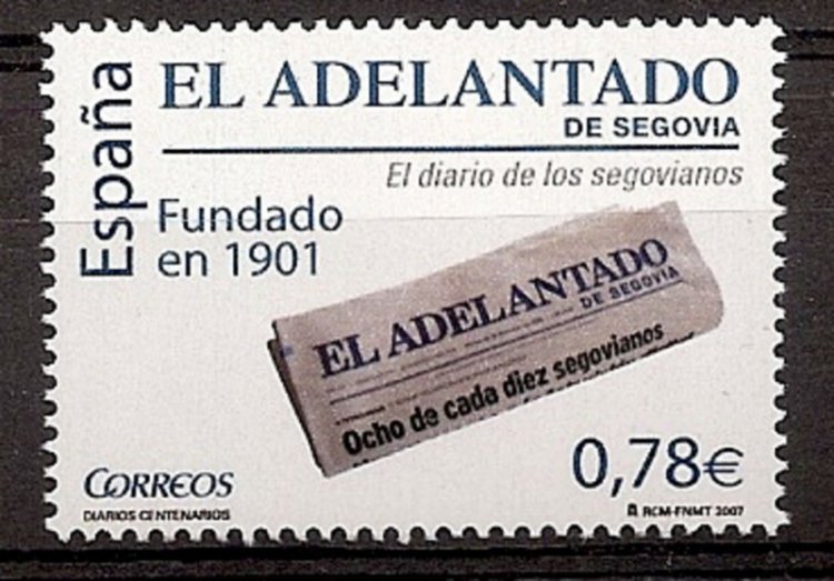 Sellos - Países - España - 2º Cent. (Series Completas) - Juan Carlos I - 2007 - 4352 - ** - Click en la imagen para cerrar