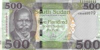 Billetes - Africa - Sudan del Sur - 20 - SC - 2024 - 500 pounds - Num.ref: CB0080079