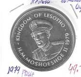 Monedas - Africa - Leshoto - 23 - 1979 - 10 maloti - plata
