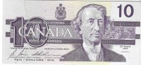 Billetes - America - Canada - 96 - EBC - 1989 - 10 dolares - Num.ref: BED2783439