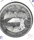 Monedas - America - Cuba - 350 - 1991 - 10 pesos - plata
