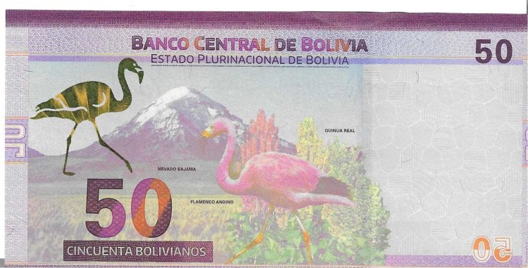 Billetes - America - Bolivia - 250 - SC - 1986 - 50 bolivarianos - Num.ref: 134374114A - Click en la imagen para cerrar