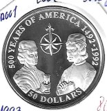 Monedas - Oceania - Islas Cook - 164 - 1993 - 50 dolares - plata
