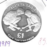 Monedas - Europa - Chipre - 64a - 1989 - pound - plata