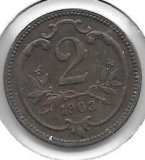 Monedas - Europa - Austria - 2801 - Año 1903 - 2 Heller