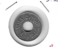 Monedas - Asia - Palestina - 3 - 1927 - 5 mils