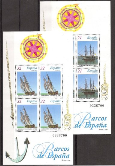 Sellos - Países - España - 2º Cent. (Series Completas) - Juan Carlos I - 1997 - 3477/78 - ** - Click en la imagen para cerrar