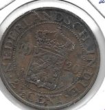 Monedas - Europa - Holanda - 316 - 1920 - 2,5 cent - Indias Holandesas