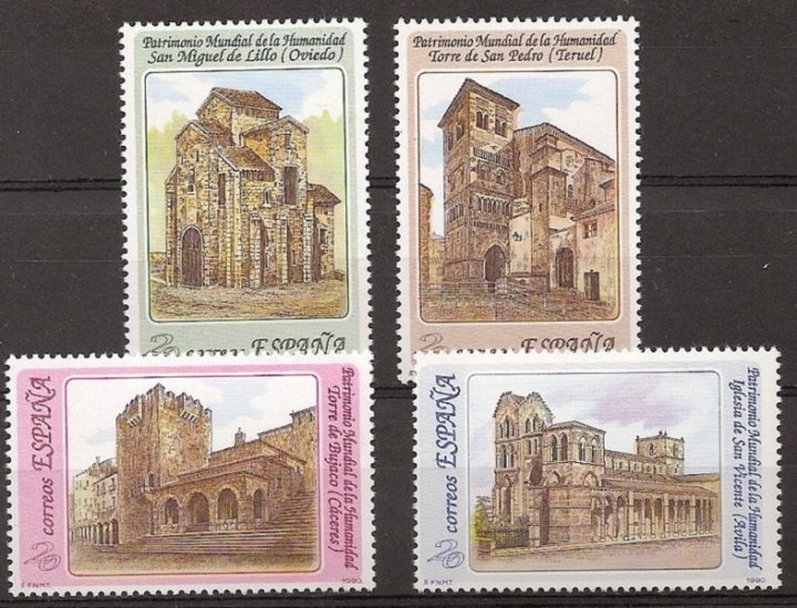 Sellos - Países - España - 2º Cent. (Series Completas) - Juan Carlos I - 1990 - 3092/95 - ** - Click en la imagen para cerrar