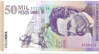 Billetes - America - Colombia - 455 - SC - 1992 - 50000 pesos - Num.ref: 27220534