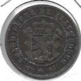 Monedas - Europa - Luxemburgo - 22.1 - 1854 - 5 ct