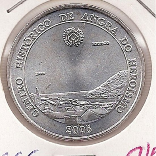 5€ - Portugal - SC - Año 2005 - Centro histórico de Agra - Click en la imagen para cerrar