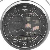 Monedas - Euros - 2E - Luxemburgo - - SC - 2022 - Bandera