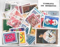 Paises - Europa - Yugoslavia - 200 sellos diferentes
