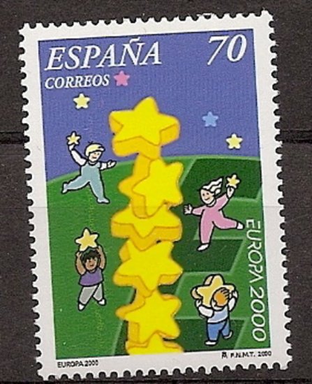 Sellos - Países - España - 2º Cent. (Series Completas) - Juan Carlos I - 2000 - 3707 - ** - Click en la imagen para cerrar
