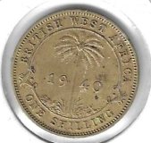 Monedas - Europa - Gran BretaÃ±a (Africa oeste) - 23 - 1940 - shilling