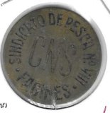 Monedas - Fichas Cooperativas y vales - - Sindicato de Pesca - Fagines - CNS