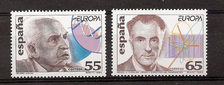 Sellos - Países - España - 2º Cent. (Series Completas) - Juan Carlos I - 1994 - 3301/02 - ** - Click en la imagen para cerrar