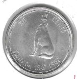 Monedas - America - Canada - 69 - 1967 - 50 ct - plata