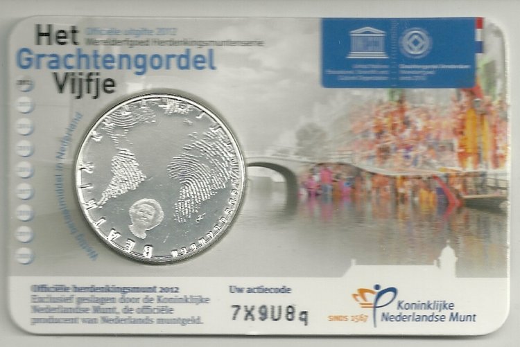 5&euro; - Holanda - SC - A&ntilde;o 2012 - UNESCO - Click en la imagen para cerrar