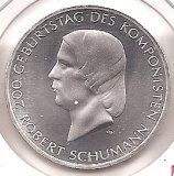 10&euro; - Alemania - A&ntilde;o 2010J - Robert Shumann