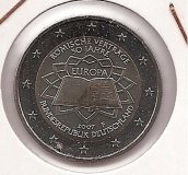 2€ - Alemania - SC - Año 2007 - Tratado de Roma 5 monedas - 5 cecas