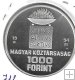 Monedas - Europa - Hungria - 712 - 1994 - 1000 forint - plata