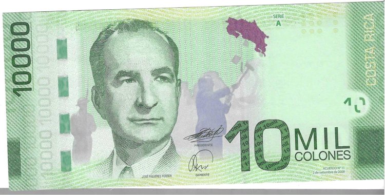 Billetes - America - Costa Rica - 277 - SC - 10000 colones - Num.ref: A083294644 - Click en la imagen para cerrar