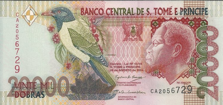 Billetes - Africa - Santo Tomé - 067b - sc - Año 2004 - 20000 dolares - Click en la imagen para cerrar