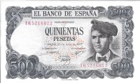 Billetes - EspaÃ±a - Estado EspaÃ±ol (1936 - 1975) - 500 ptas - 508 - sc - Julio 1971 - Numref: 1Q5216072