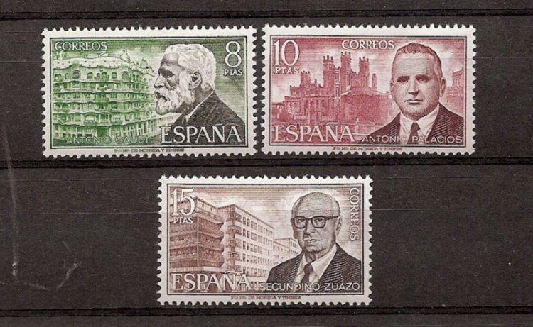 Sellos - Países - España - 2º Cent. (Series Completas) - Estado Español - 1975 - 2241/43 - ** - Click en la imagen para cerrar