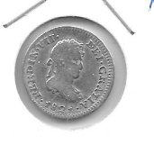 Monedas - EspaÃ±a - Fernando VII (1808 - 1833) - 403 - 1821 - medio real
